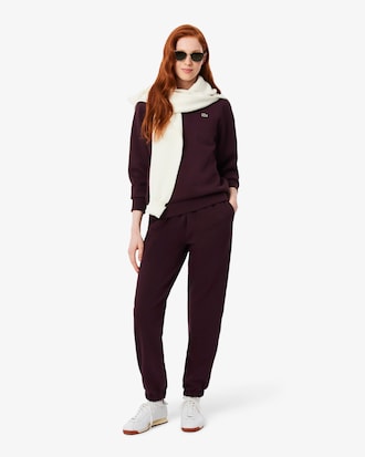 Sweatshirt relaxed fit col rond en Piqu&eacute;
