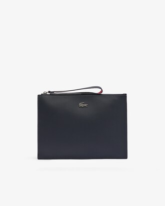 Pochette Anna en toile enduite piqu&eacute;e