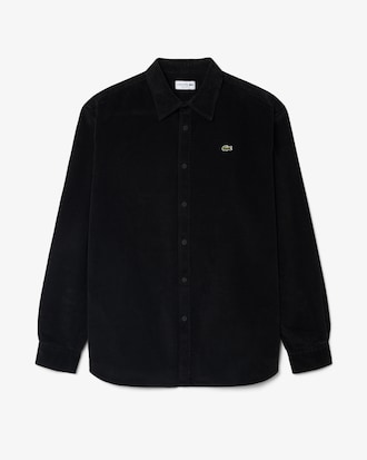 Chemise velours c&ocirc;tel&eacute; regular fit