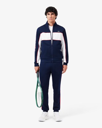 Sweatshirt zippé Tennis marquage imprimé