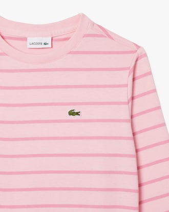 T-shirt manches longues coton épais rayé