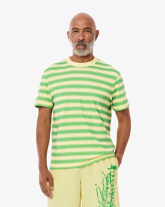 T-shirt jersey imprimé rayures