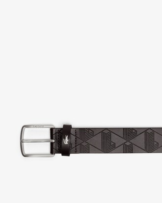 Ceinture en cuir monogramme