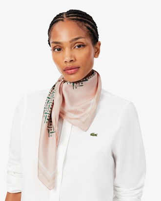 Foulard soie imprim&eacute;