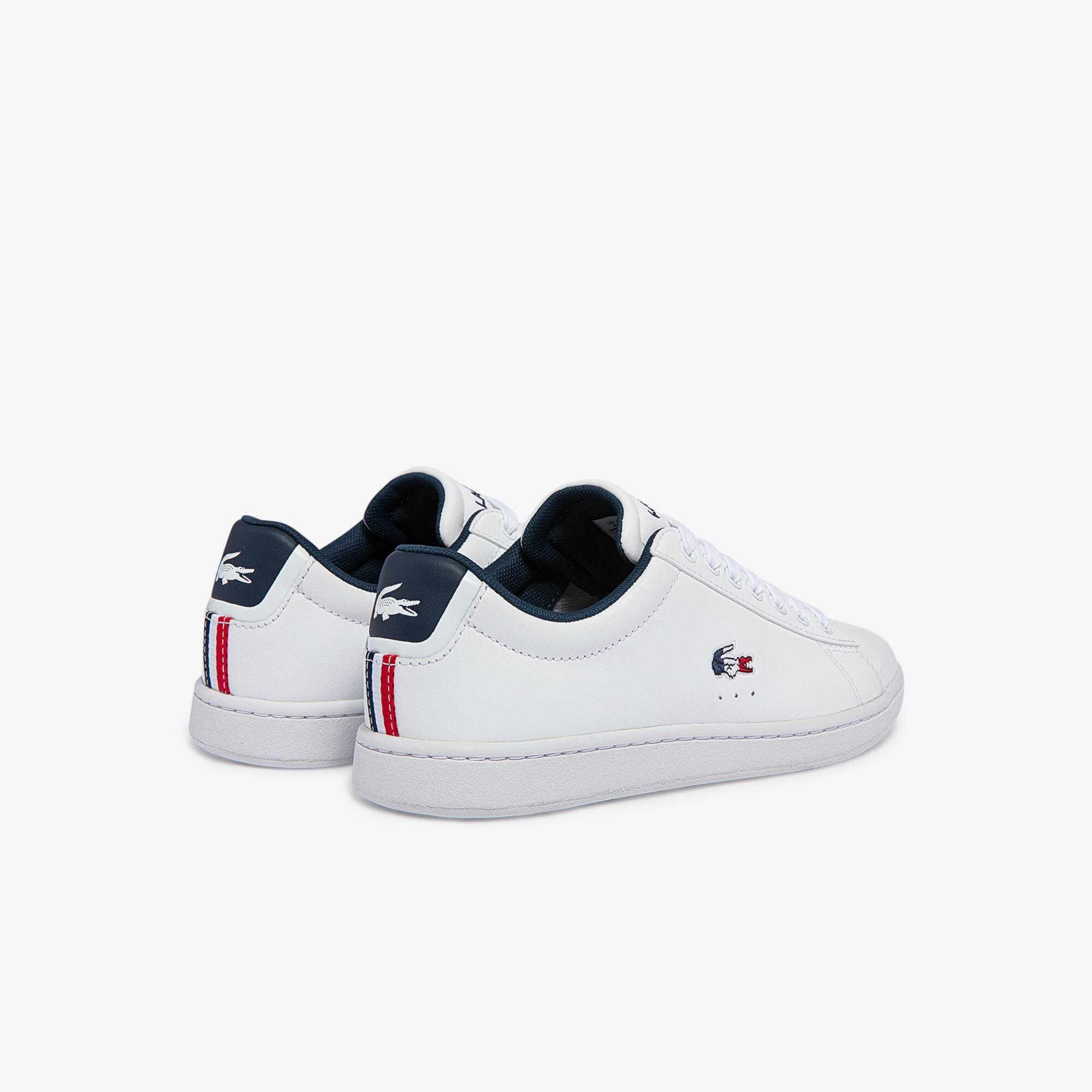 Sneakers Carnaby Evo femme tricolores en cuir et synthétique | LACOSTE