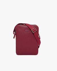 Sacoche verticale zippée Chantaco en cuir souple uni