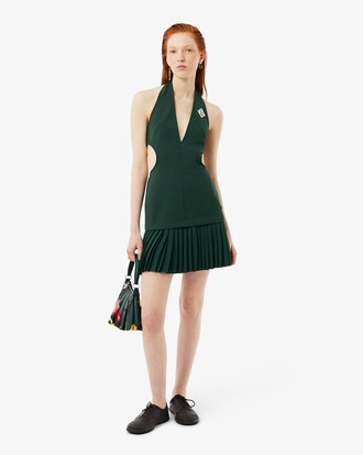 Robe jersey plissée Défilé