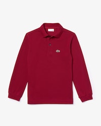 Polo manches longues en Petit Piqu&eacute;