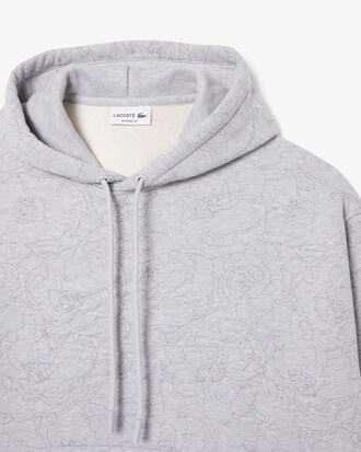 Sweatshirt à capuche relaxed fit imprimé