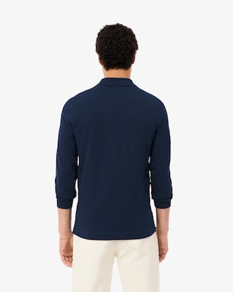 Polo L.12.12 slim fit manches longues