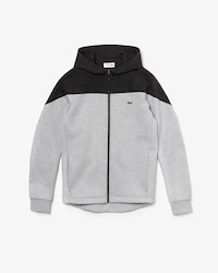 Sweatshirt zipp&eacute; &agrave; capuche Lacoste SPORT color-block