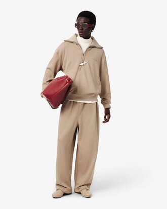 Pantalon de surv&ecirc;tement satin&eacute; loose fit D&eacute;fil&eacute;