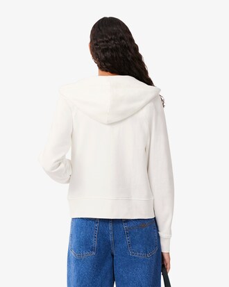 Sweatshirt zippé à capuche molleton