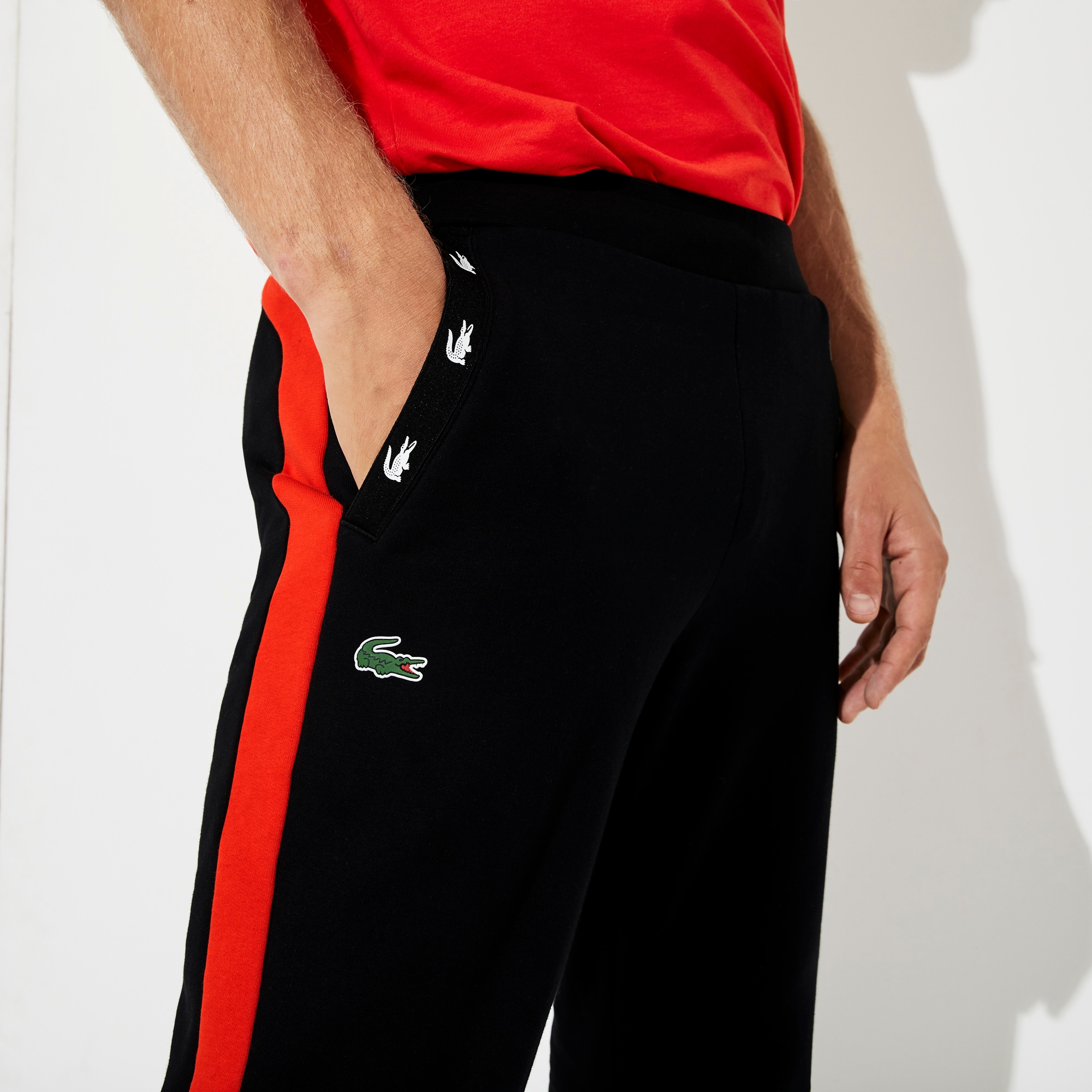 Pantalon de jogging Lacoste SPORT en molleton bicolore LACOSTE