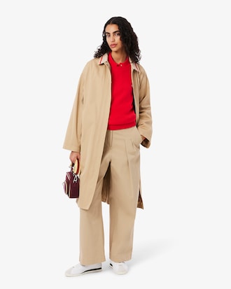 Pull coton point mousse