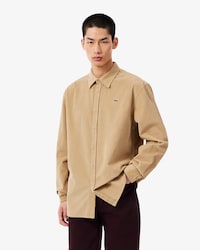 Chemise velours c&ocirc;tel&eacute; regular fit
