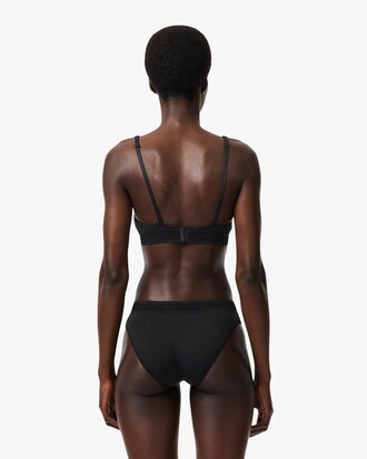 Brassi&egrave;re microfibre ceinture ajour&eacute;e