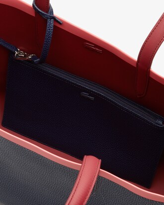 Sac cabas réversible Anna en toile enduite avec bande contrastée