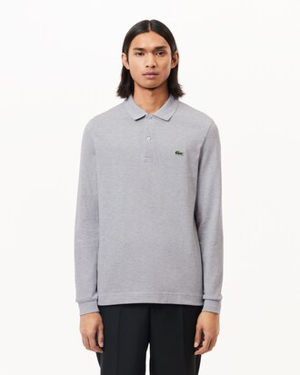 Polo L.12.12 slim fit manches longues