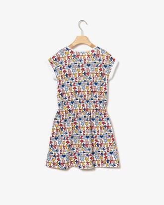 Robe Fille sans manches en coton imprim&eacute; Collab Keith Haring