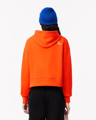 Sweatshirt à capuche court coton