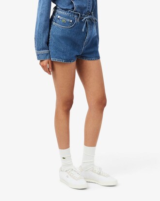 Short denim coton