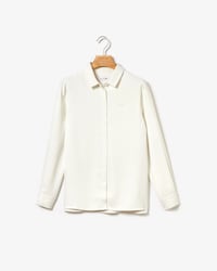 Chemise relax fit unie fluide avec fentes