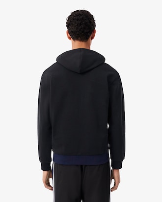 Sweatshirt &agrave; capuche color-block molleton