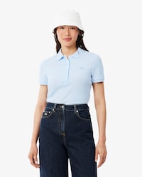 Polo L.12.D slim fit en mini piqu&eacute; stretch