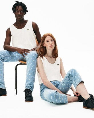 Débardeur Lacoste LIVE en jersey de coton avec poche