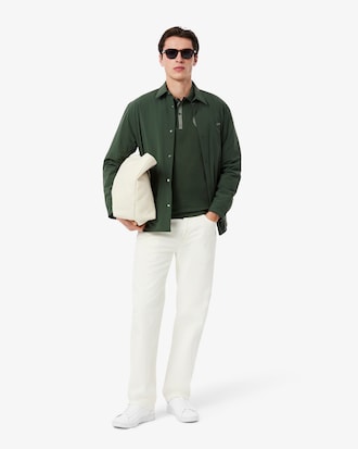 Polo L.12.12 regular fit badge imprimé