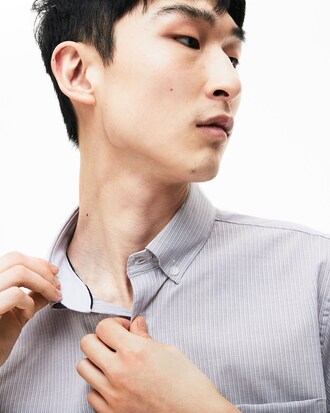 Chemise manches courtes regular fit en coton