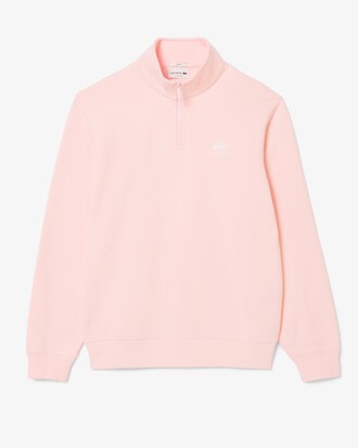 Sweatshirt col montant zippé imprimé