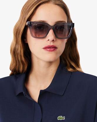 Polo relaxed fit Piqu&eacute; fluide