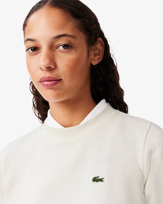 Sweatshirt col rond relaxed fit molleton