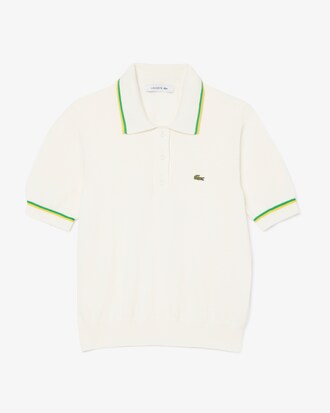 Polo court coton stretch 3D sans couture