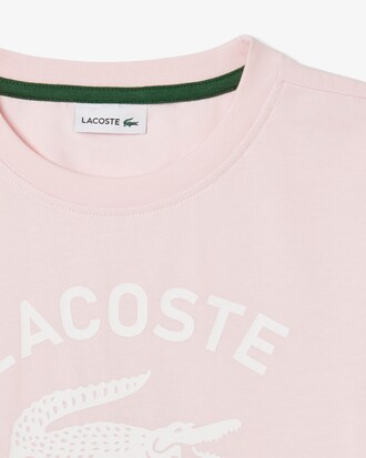 T-shirt coton imprimé signature