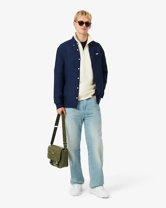 Sweatshirt col zipp&eacute; molleton &eacute;pais