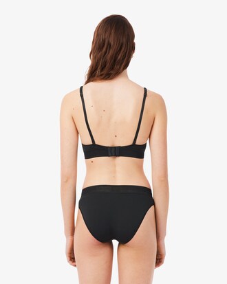 Brassi&egrave;re microfibre ceinture ajour&eacute;e