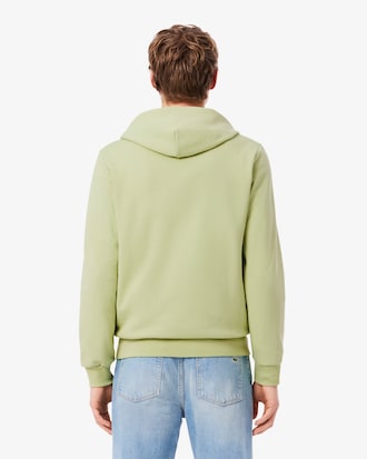 Sweatshirt zippé classic fit molleton