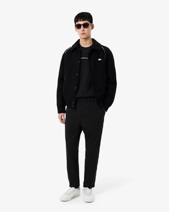 Sweatshirt molleton liserés griffés