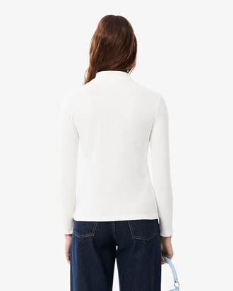 Polo L.12.D slim fit en mini Piqu&eacute; stretch