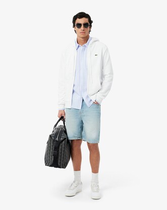 Chemise regular fit Oxford ray&eacute;e