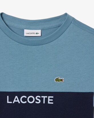 T-shirt color-block coton