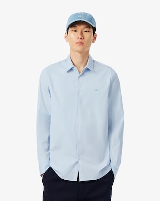 Chemise slim fit popeline stretch