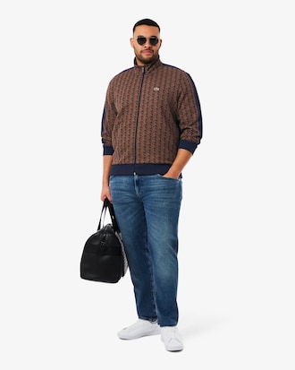 Veste de surv&ecirc;tement zipp&eacute;e Paris jacquard