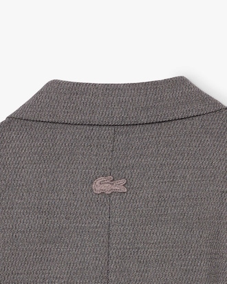 Veste tailleur laine m&eacute;lang&eacute;e Lacoste x Wang Yibo