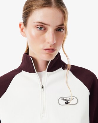 Sweatshirt quart-zip Tennis H&eacute;ritage badge