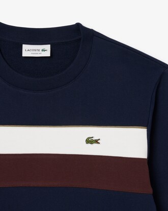 Sweatshirt molleton color-block