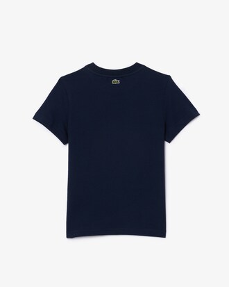 T-shirt coton imprimé signature